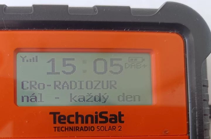Zobrazení technických informací o DAB multiplexu