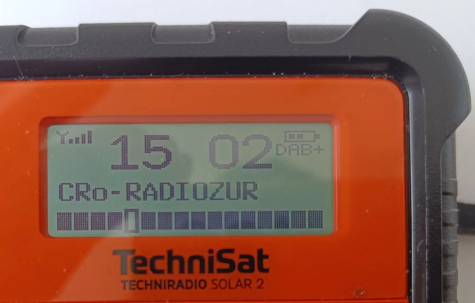 Zobrazení technických informací o DAB multiplexu