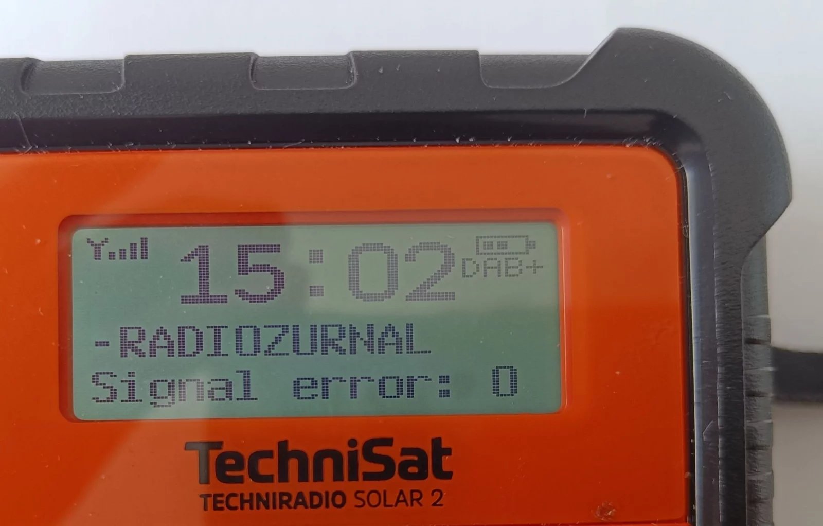 Zobrazení technických informací o DAB multiplexu