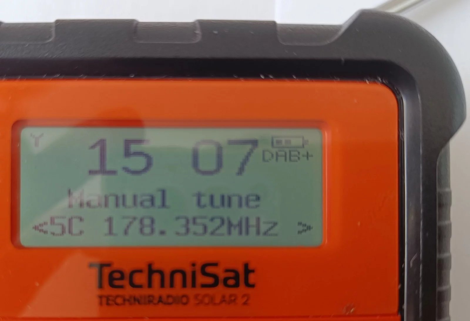 Ukázka manuálního ladění DAB vysílání