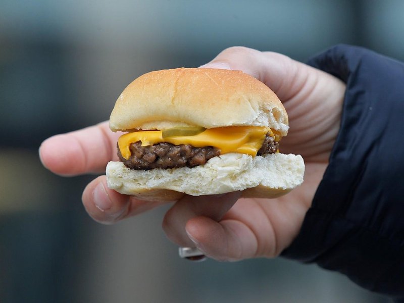  Veggie burger - ilustrační foto