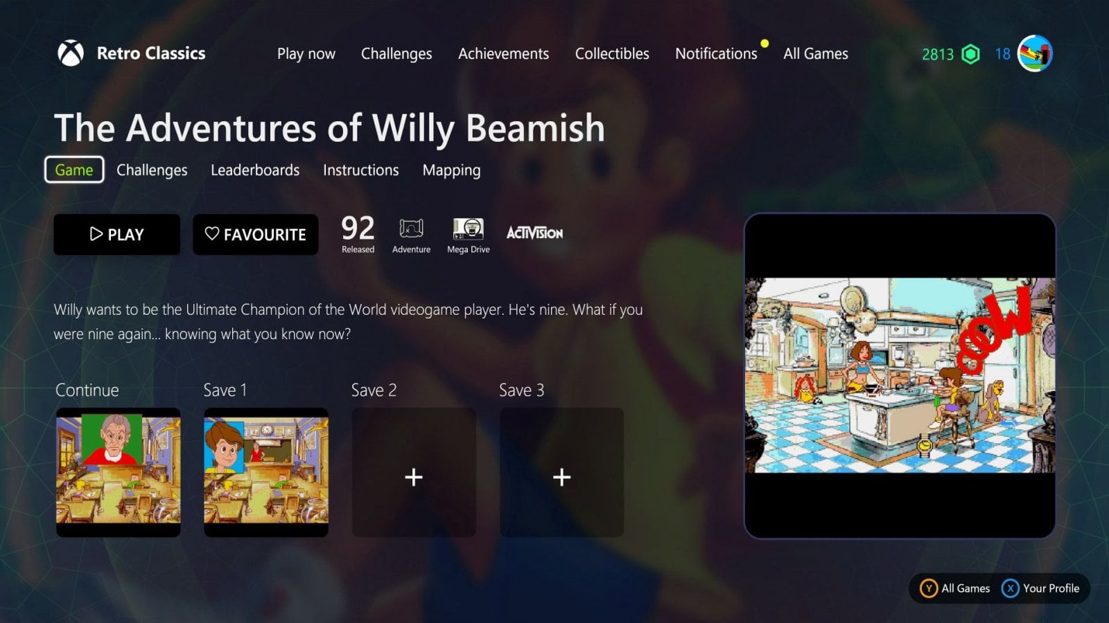 Xbox Retro Classic hry