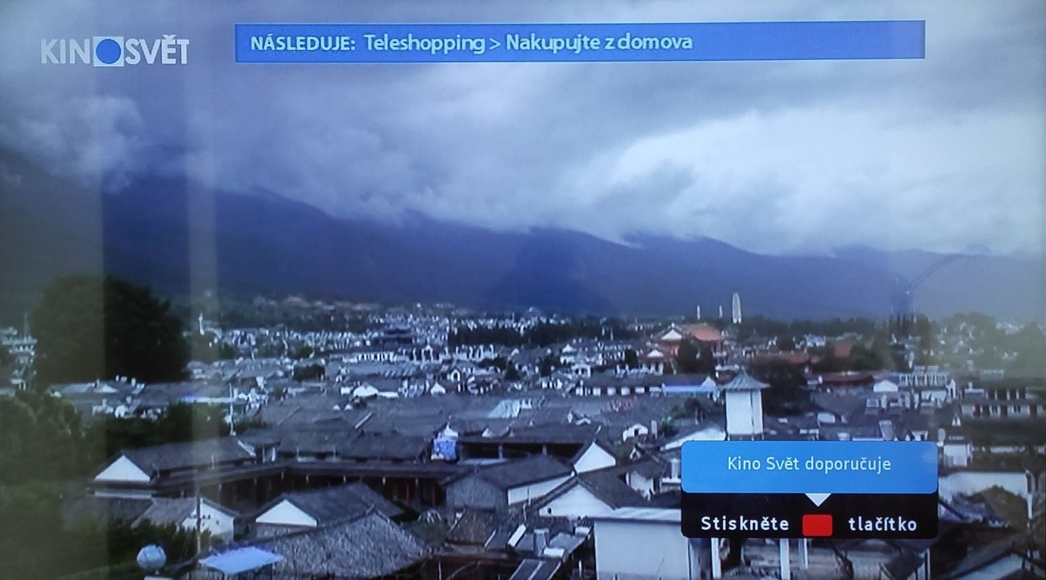 Philips 55PUS6501 - přístupové tlačítko do HbbTV se už dnes bezproblémově objevovalo.