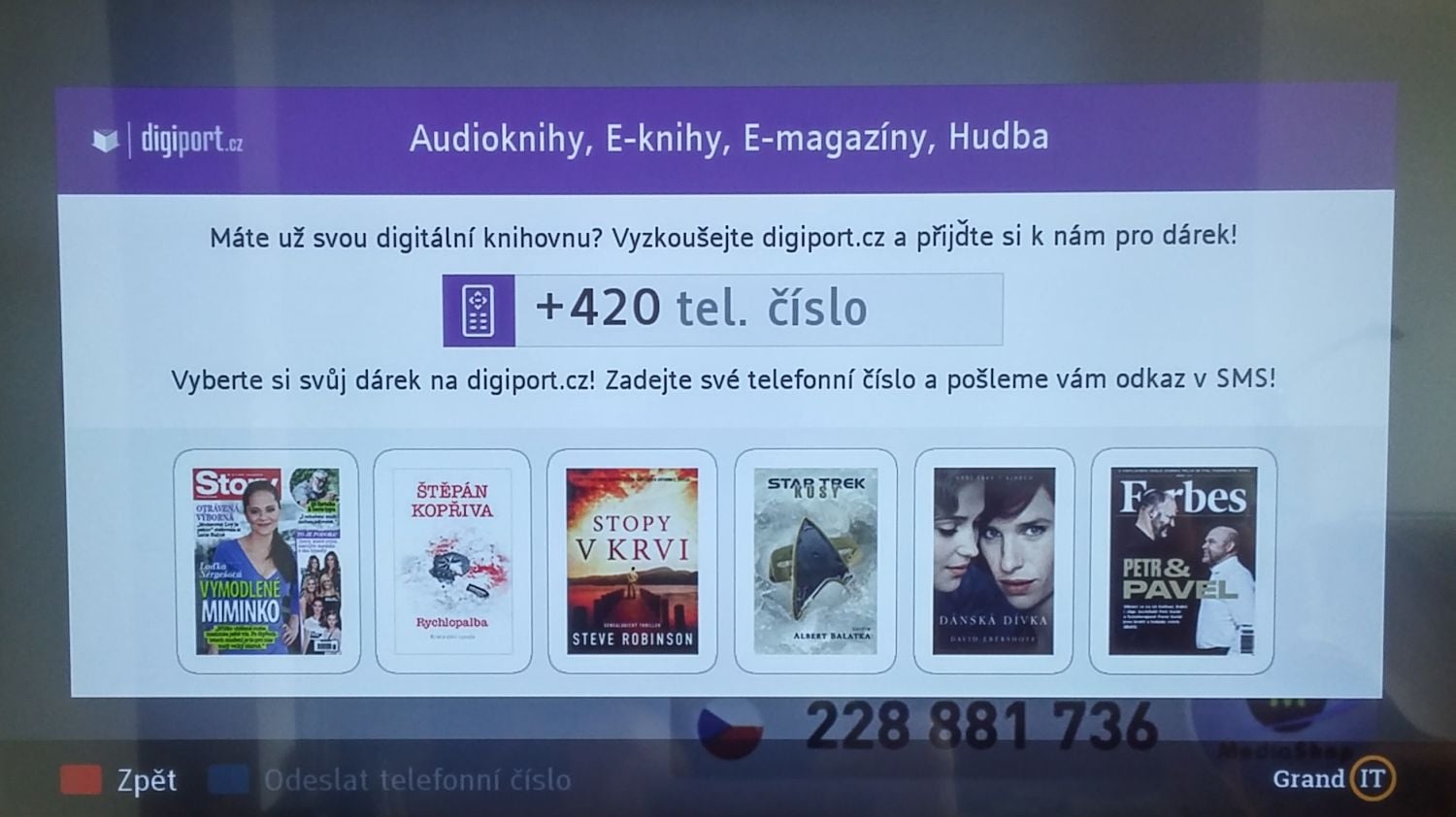 Digiport.cz - nechybí tlačítko Zpět.