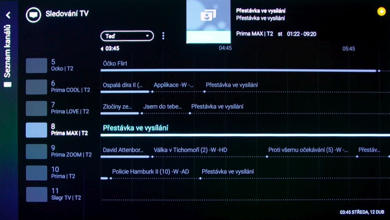 Philips 55POS901F - EPG