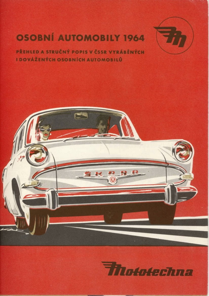 Titulní stránka katalogu Mototechny z roku 1964.