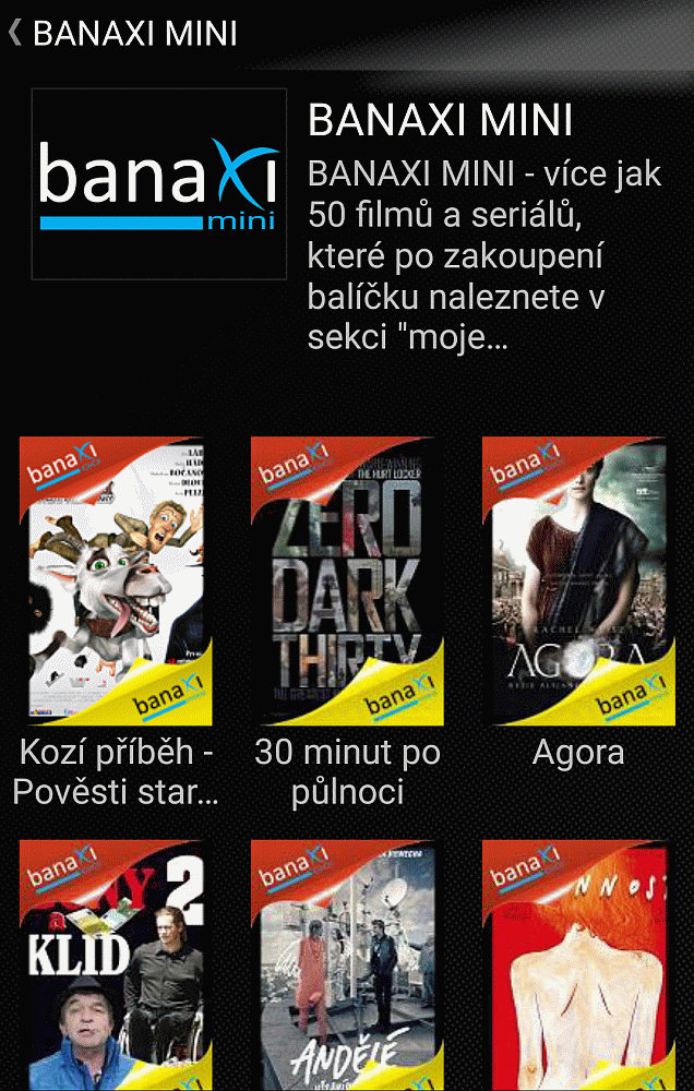 Banaxi Mini - nový balíček, duben 2016