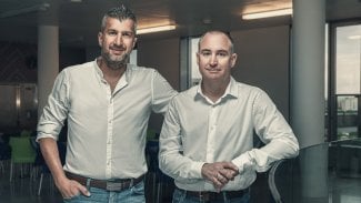 Stephen Burke a Tomáš Skála, spoluzakladatelé startupu Kardi Ai