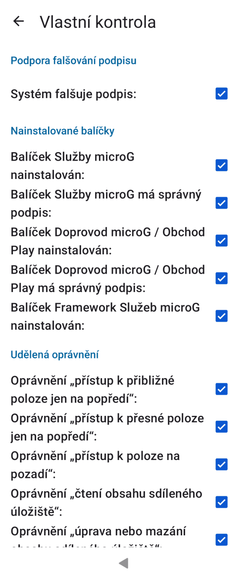 Sailfish OS: nastavení microG