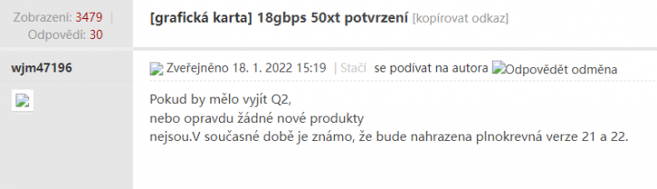 Refresh grafických karet AMD Radeon RX 6000 v Q2 2022