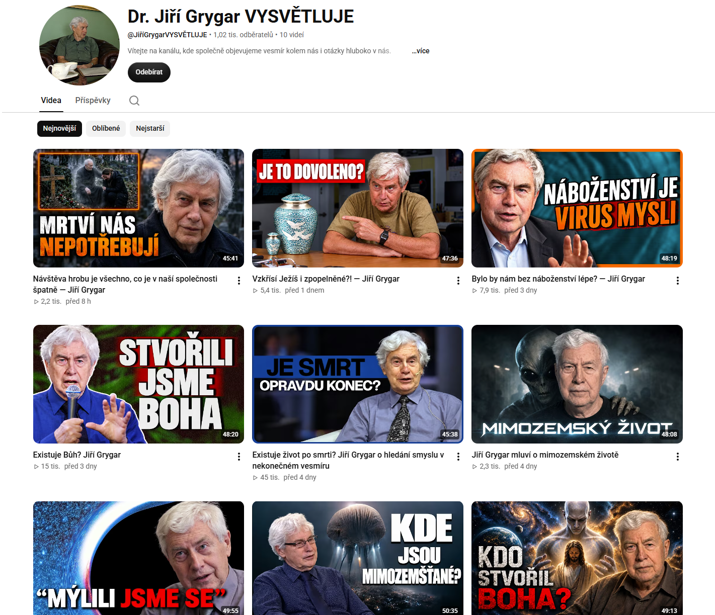 Deepfake video - AI - YouTube - Jiri Grygar