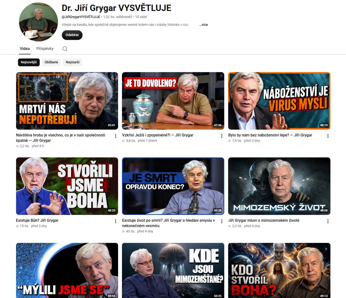Deepfake video - AI - YouTube - Jiri Grygar
