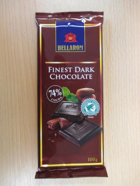 FINEST DARK CHOCOLATE 74 % COCOA - Hořká čokoláda