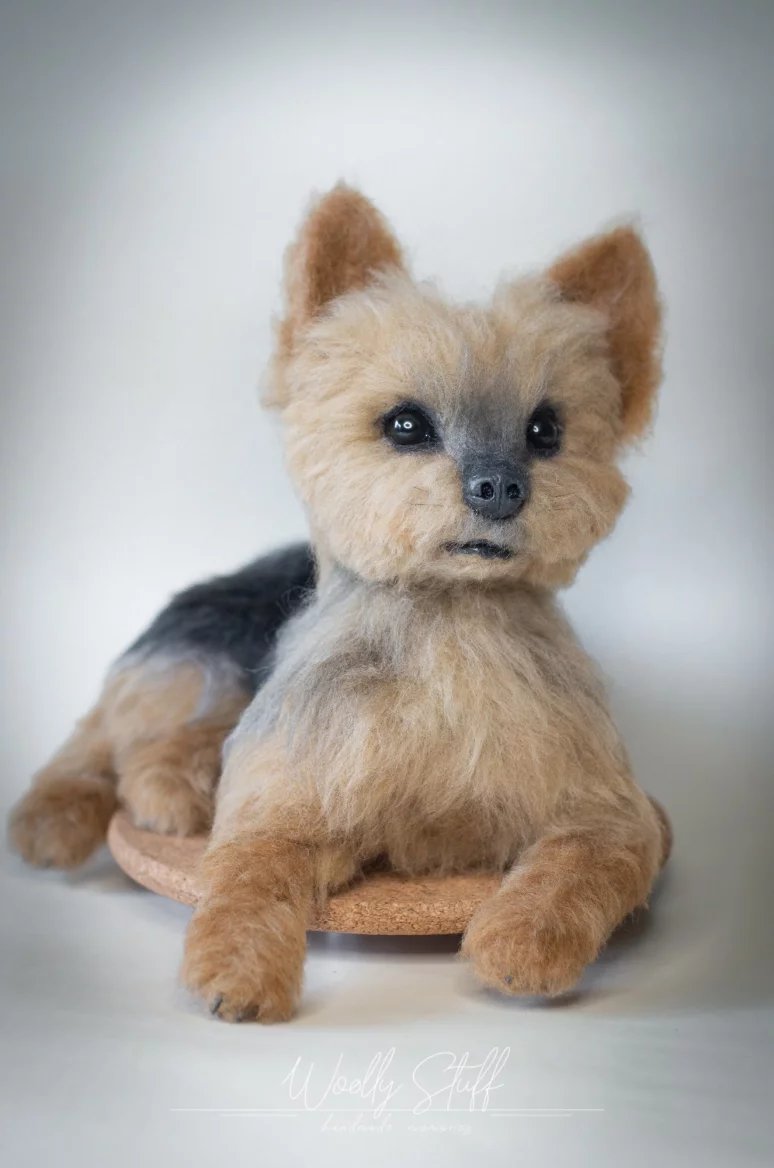 Nejen domácí mazlíčci vyrobení z ovčí vlny suchým plstěním