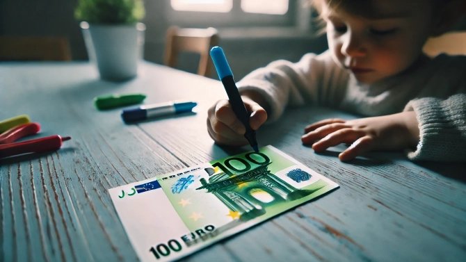 Pokreslenou bankovku v bance vyměnit musí. Jinak hrozí pokuta