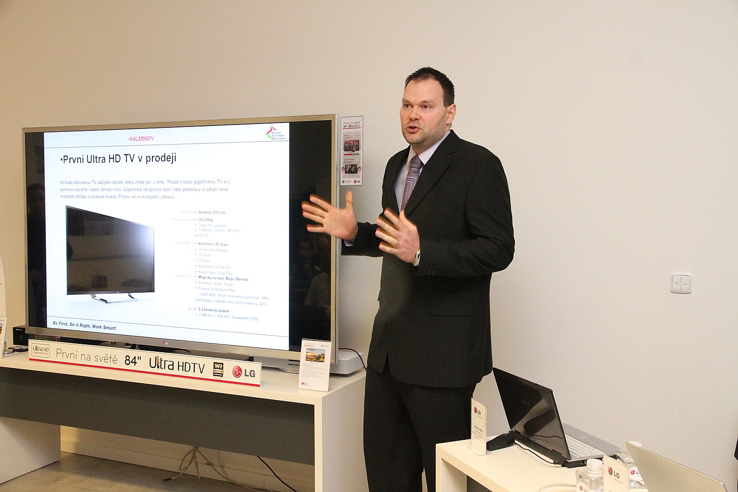 Představení prvního Ultra HD televizoru od LG