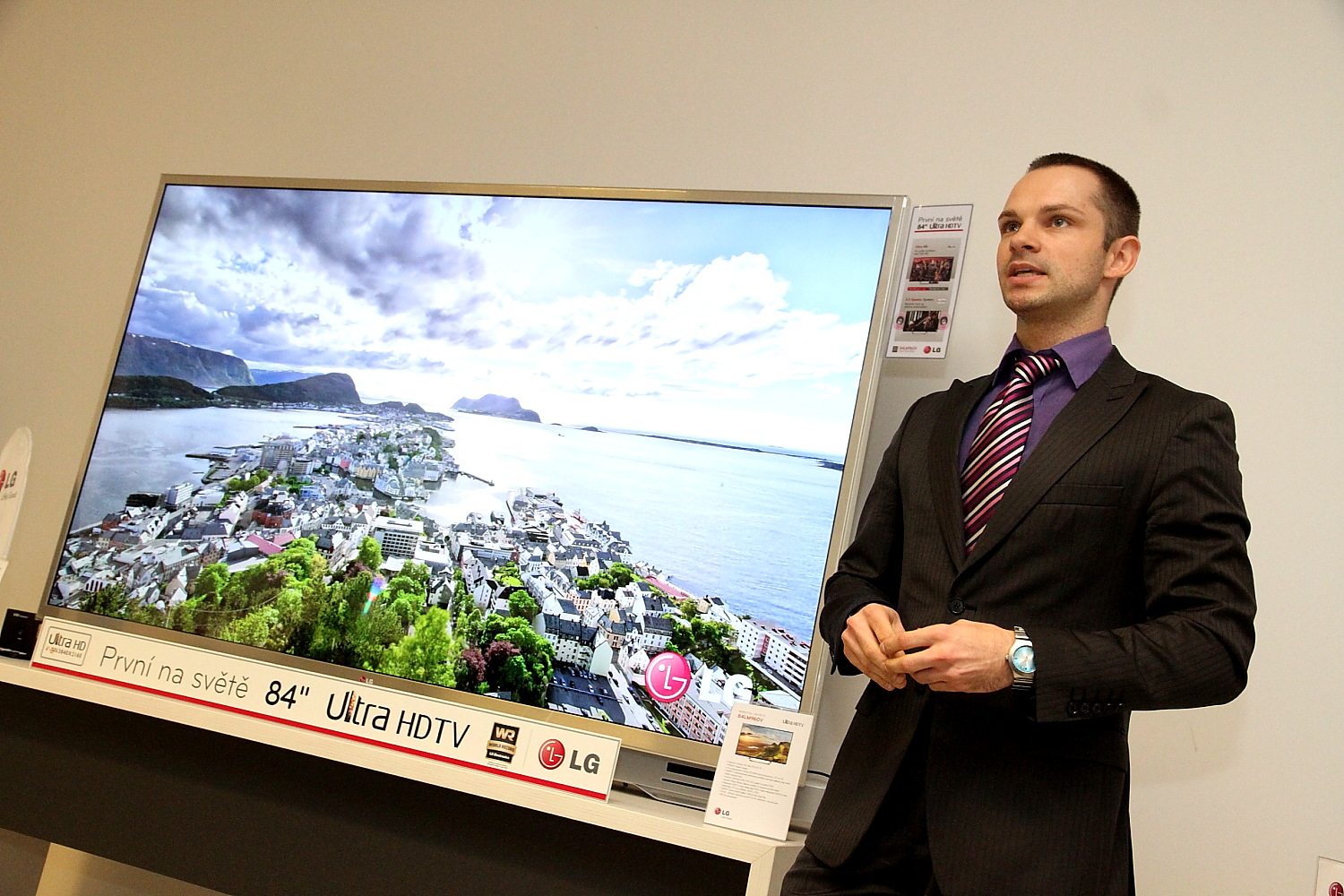 Představení prvního Ultra HD televizoru od LG