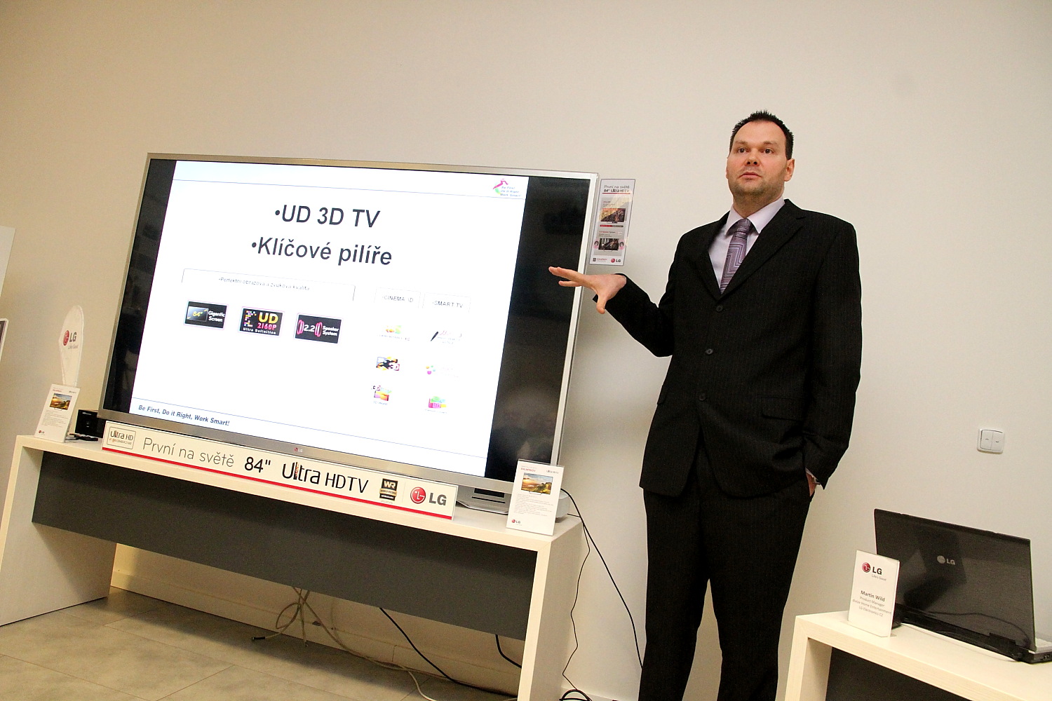Představení prvního Ultra HD televizoru od LG