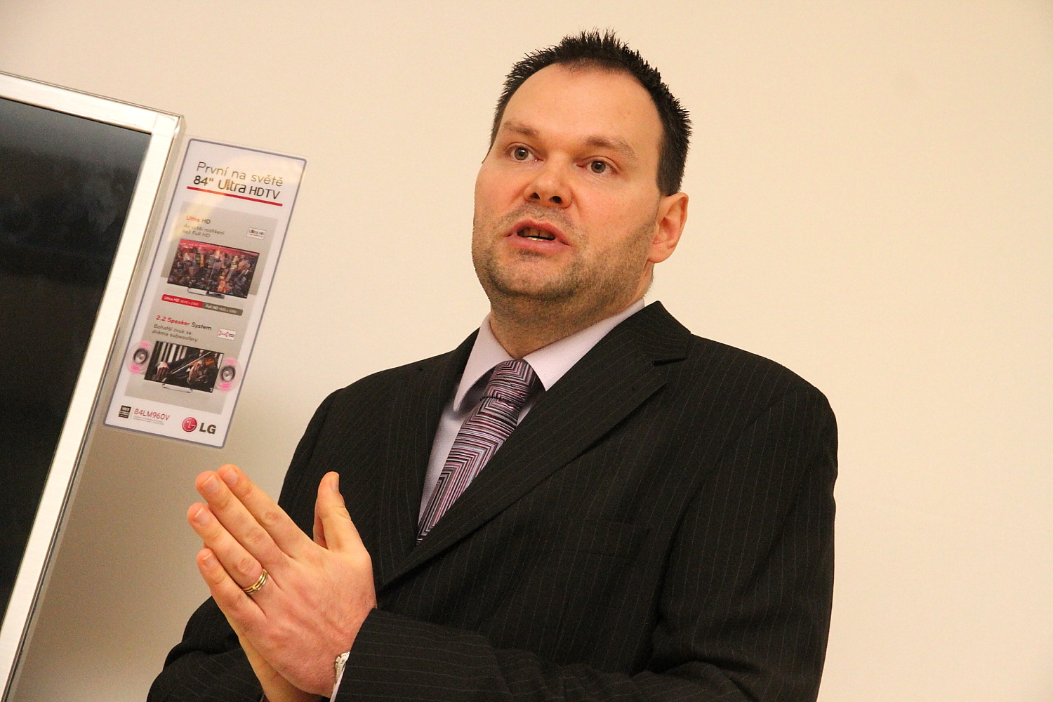 Představení prvního Ultra HD televizoru od LG