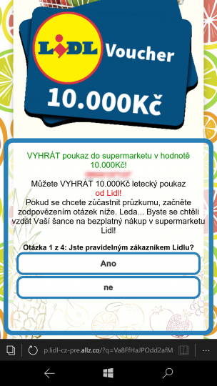 Jakákoli odpověď zobrazí stejný výsledek.
