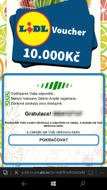 Překvapení: Vyhráli jste!
