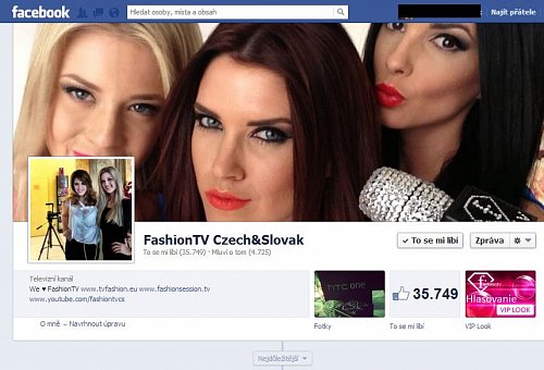 Česko-slovenská Fashion TV má na Facebooku slušnou fanouškovskou základnu. Už se blíží k číslu 36 tisíc.