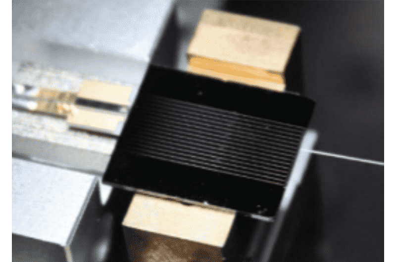 Hybridní integrovaný zdroj provázaných fotonů, DFB laser spojený s čipem TFLN