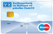 Platební karta Raiffeisenbank im Stiftland.