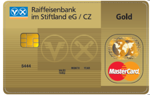 Platební karta Raiffeisenbank im Stiftland.
