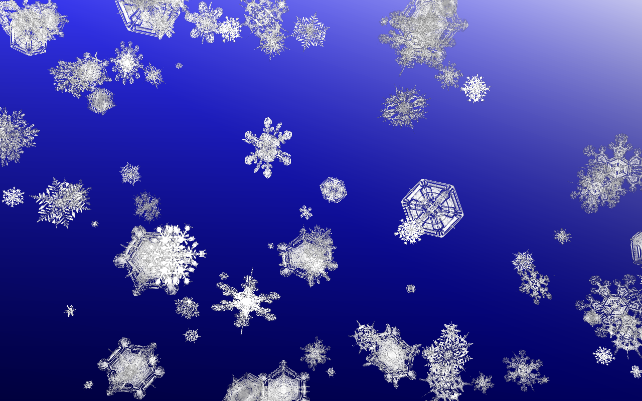 <p>SnowFall - pozadí, vzhled i počet vloček lze změnit</p>