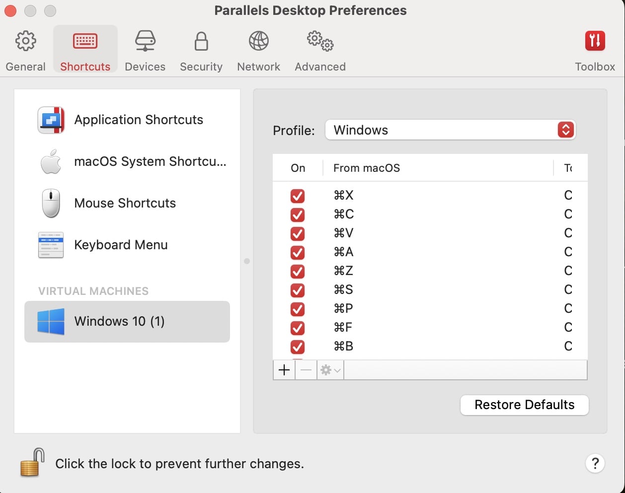 Software Parallels