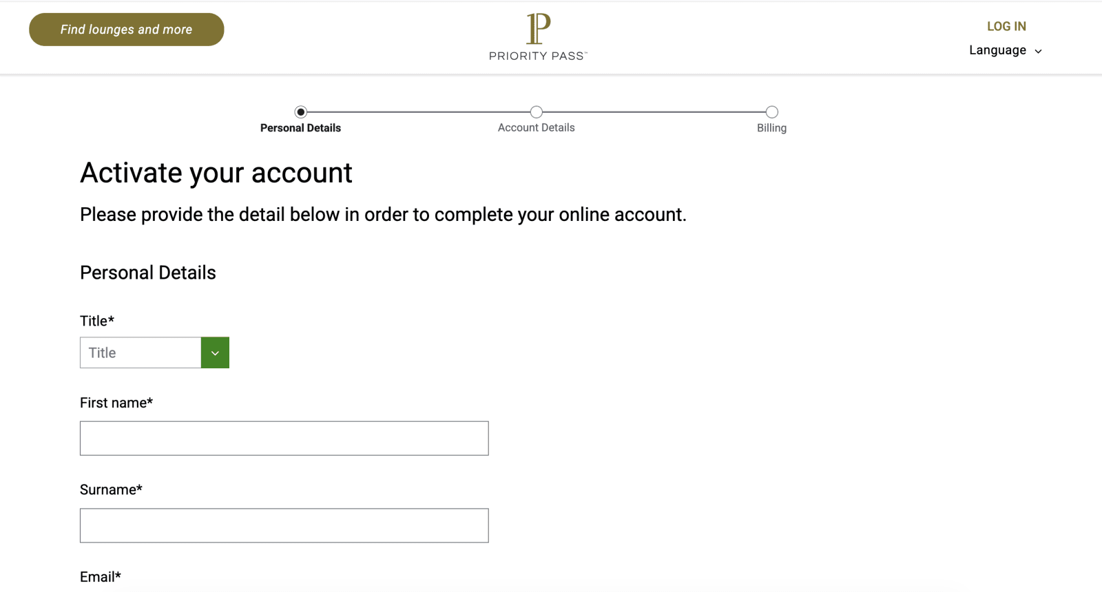 Aktivace služby Priority Pass pro firemní karty Air Bank. (08. 07. 2026)