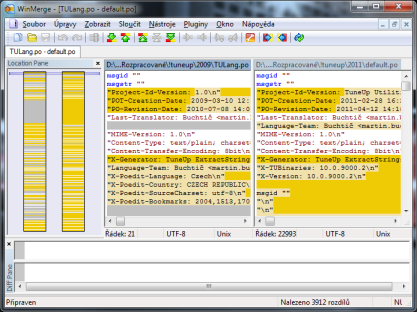 S WinMerge najdete rozdílny v souborech okamžitě
