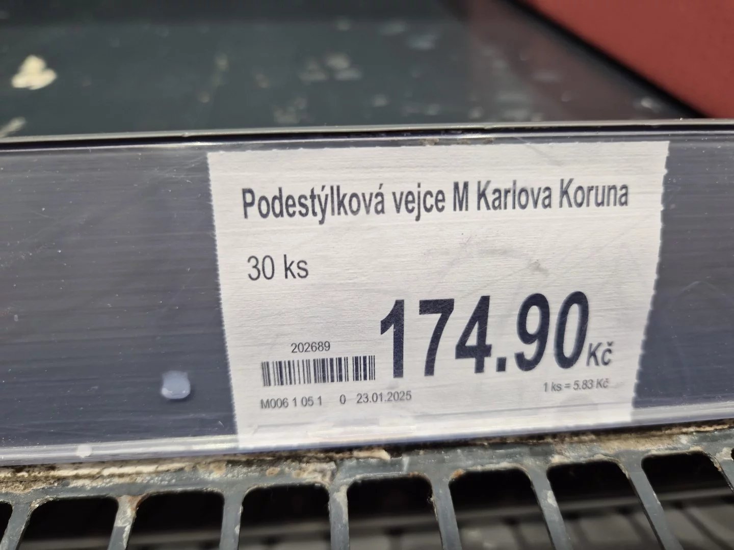 Ceny vajec v Penny