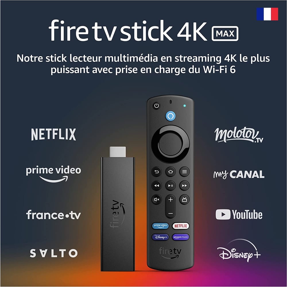 Fire TV Stick 4K MAX – podpora videoték