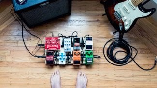 Sada kytarových pedálů