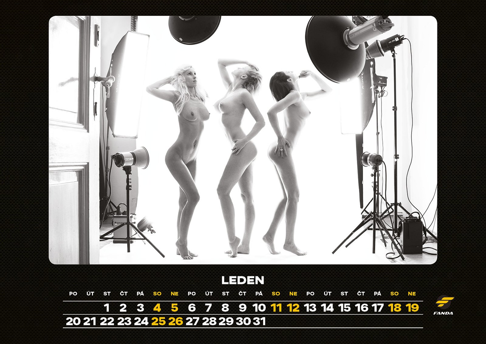 Nova vydává lechtivý kalendář Fandy pro rok 2014