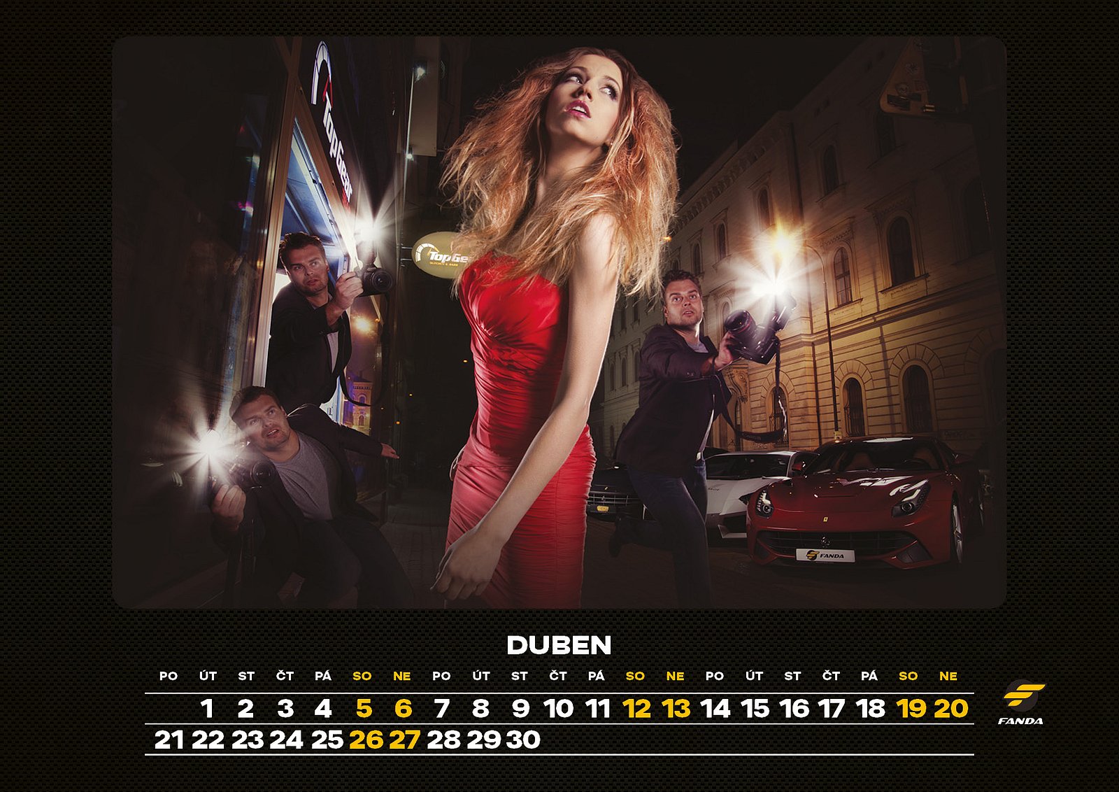 Nova vydává lechtivý kalendář Fandy pro rok 2014
