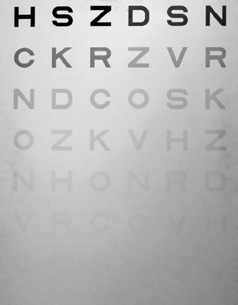test kontrastní citlivosti