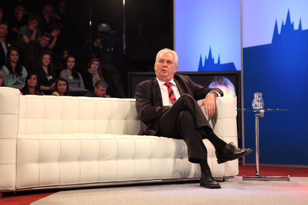 Zeman s Fischerem svůj Prezidentský duel pro Primu předtáčeli