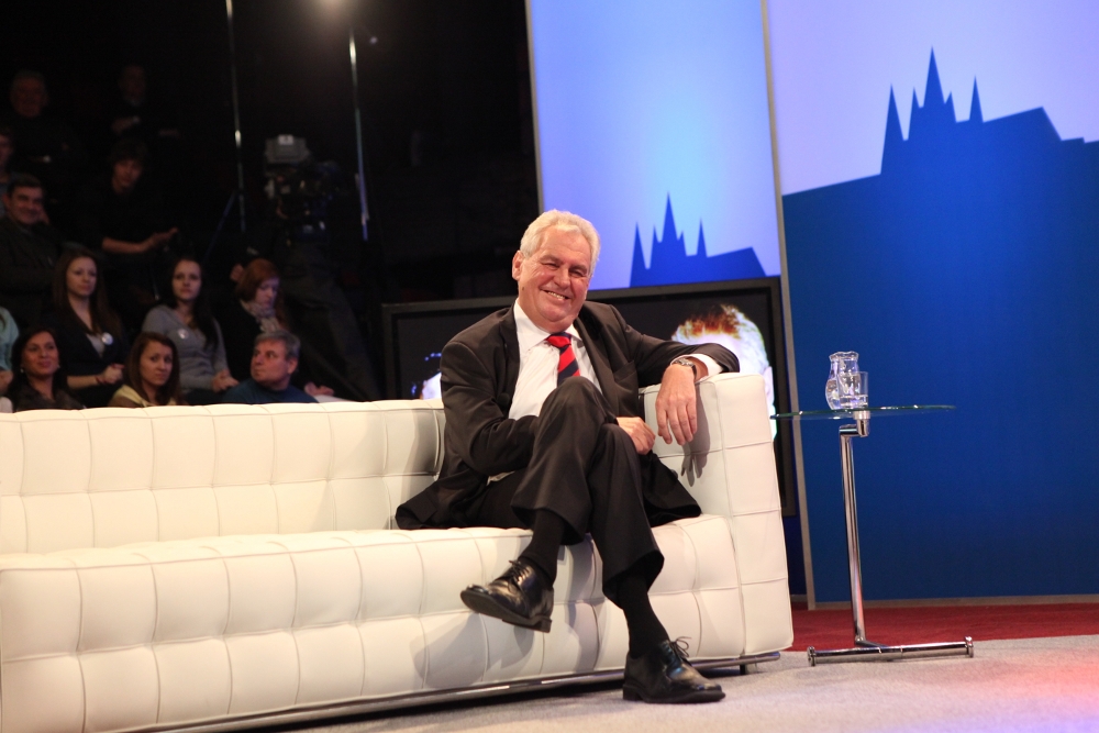 Zeman s Fischerem svůj Prezidentský duel pro Primu předtáčeli