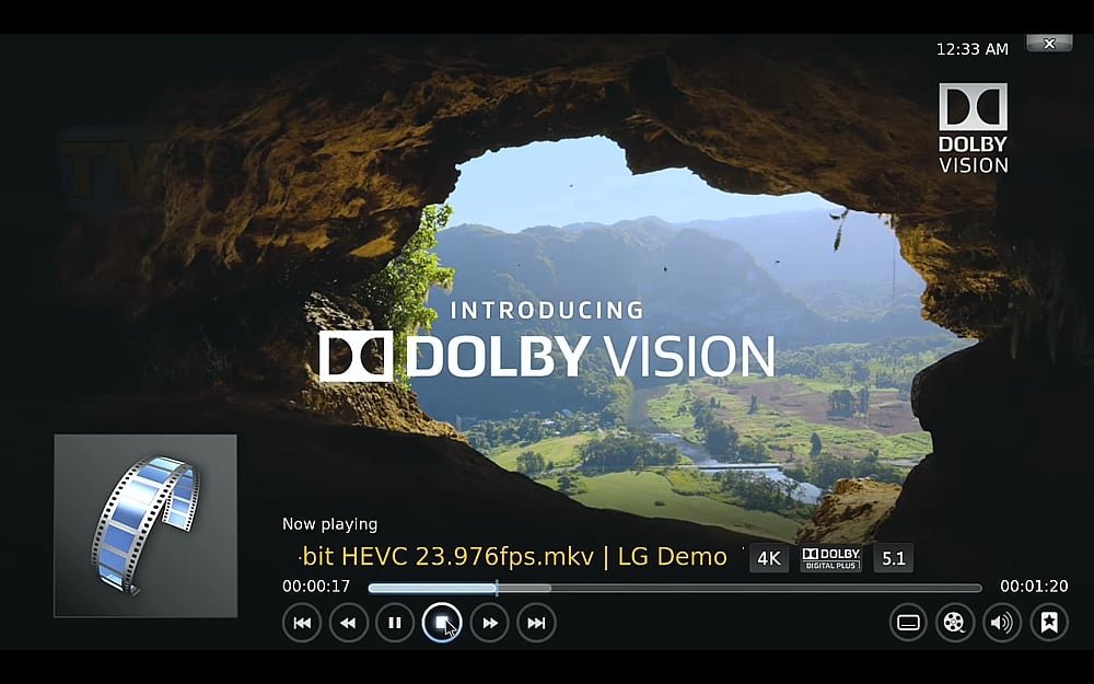 Ukázky přehrávání médií