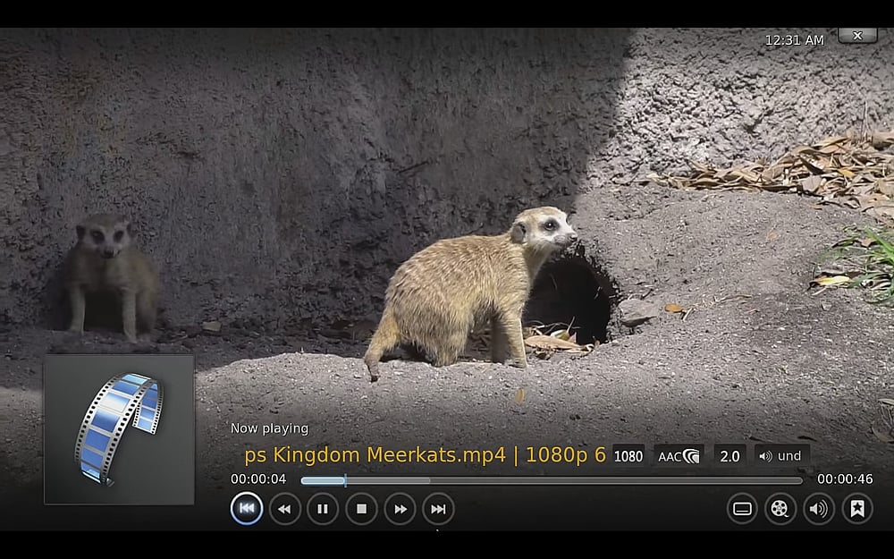 Ukázky přehrávání médií