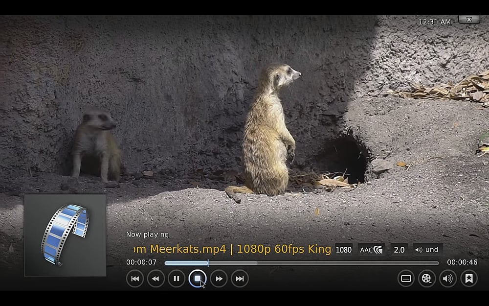 Ukázky přehrávání médií