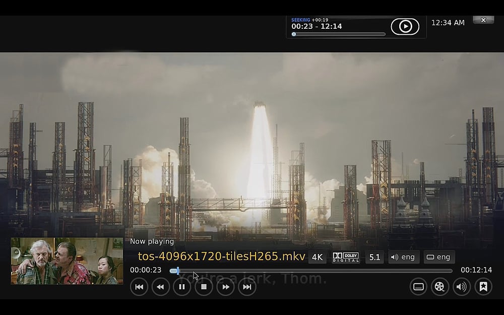 Ukázky přehrávání médií