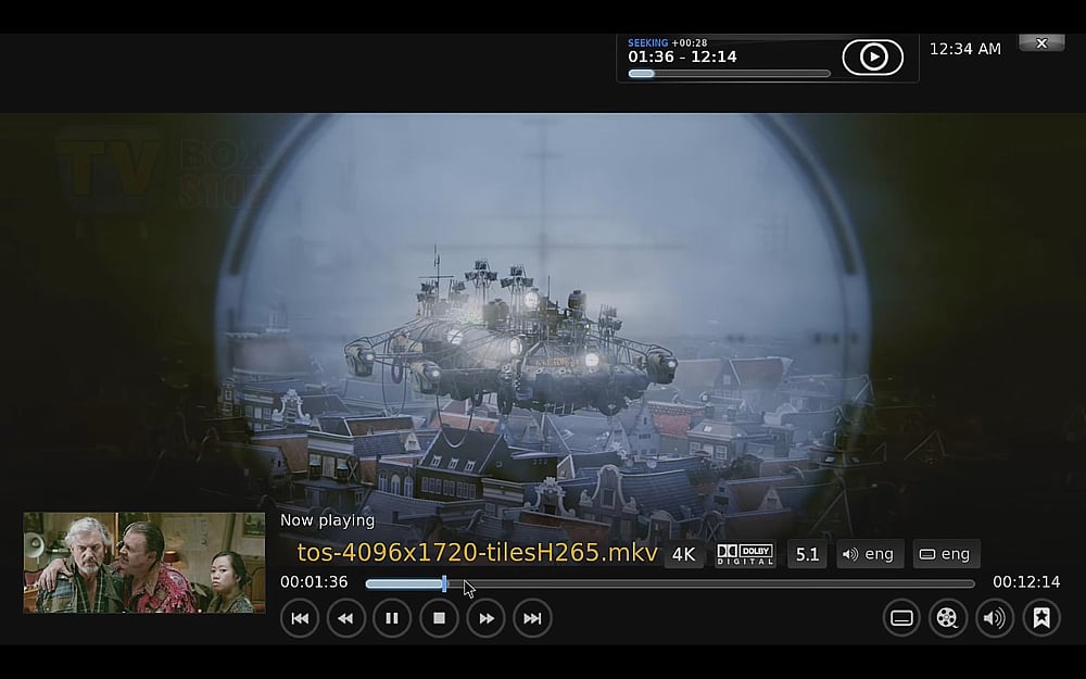 Ukázky přehrávání médií