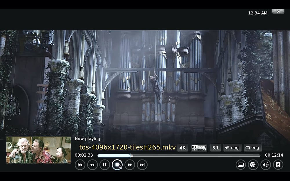 Ukázky přehrávání médií