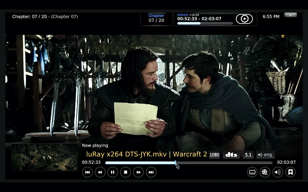 Ukázky přehrávání médií