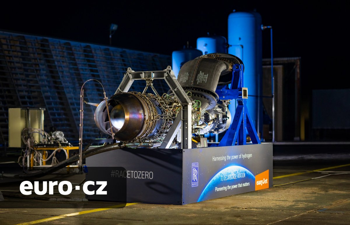 Rolls-Royce úspěšně otestoval první proudový motor poháněný vodíkem. Mohl by představovat bezemisní budoucnost letectví