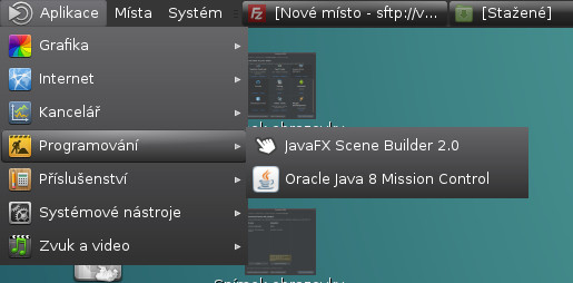 Instalace Scene Builderu a PostgreSQL